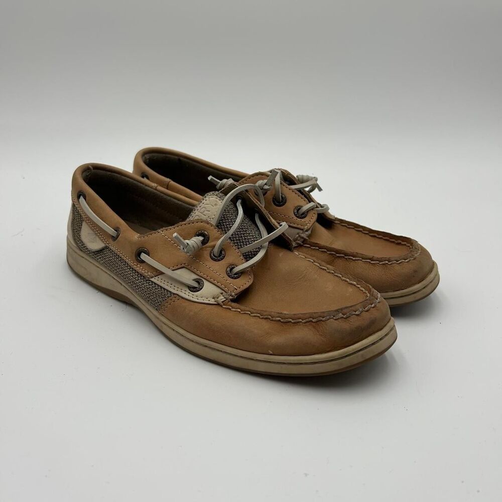 Sperry Women's Brown and Tan Boat-shoes